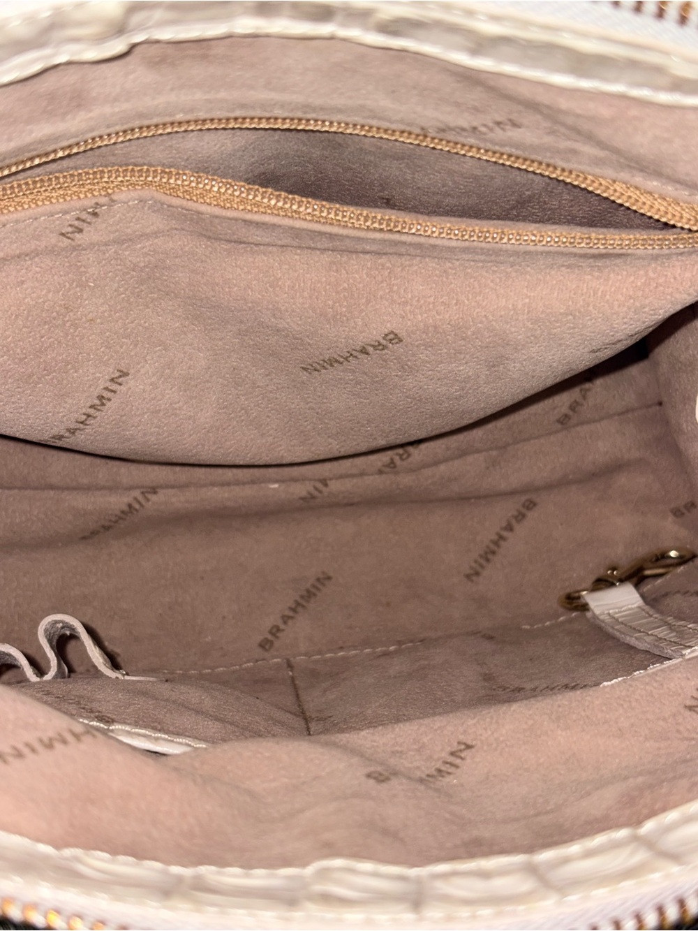 Brahmin Cami Anchor Melbourne Leather Satchel
**No Crossbody Strap** - Picture 6 of 10
